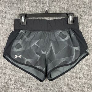 Under Armour Shorts‎ Womens Small Gray Fitted Heatgear Lined Running Workout Gym